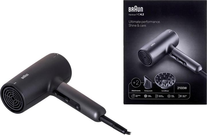 Actual product image Braun HD 4.2 schwarz