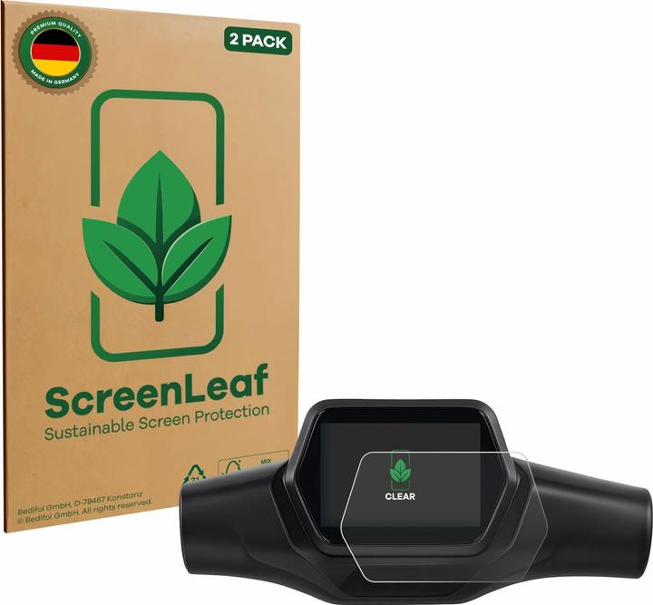 Actual product image ScreenLeaf Screen Protector sustainable Screen Protection, clear, anti-scratch