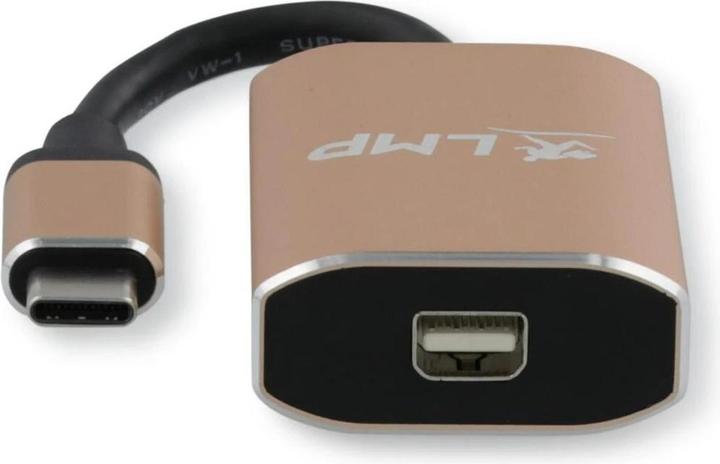 Actual product image LMP Mini Displayport Adapter for MacBooks Gold (Mini DP, 15 cm)