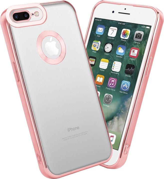 Actual product image Cadorabo TPU Chrome Case with Camera Protector for Apple iPhone 7 PLUS / 7S PLUS / 8 PLUS (Apple iPhone 7 Plus, Apple iPhone 7s Plus)