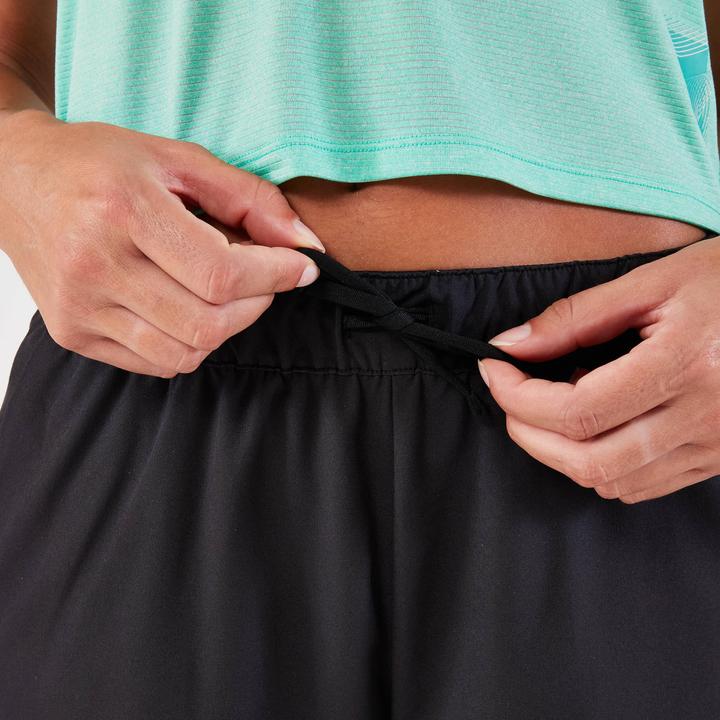Image du produit Kiprun Short de course femme respirant - Dry 500 noir (L)