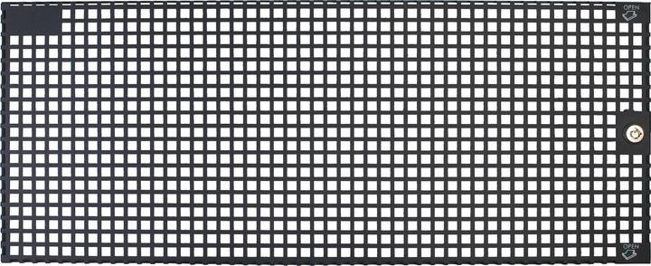 Produktbild Intertech IPC Frontgitter 4U abschliessbar schwarz