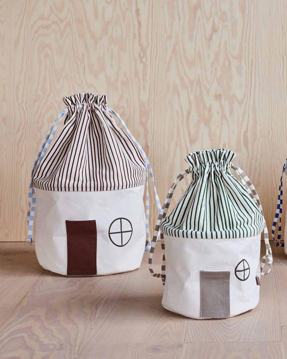 Image du produit OYOY Mini Panier à jouets Koya Large noix de muscade