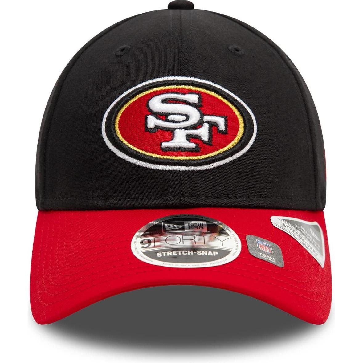 Thumbnail - New Era, Herren, Cap, 9Forty Stretch-Snap Cap - San Francisco 49ers, Schwarz, (One Size)
