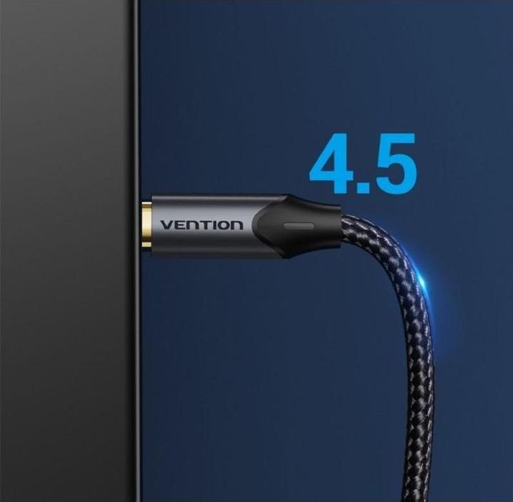 Produktbild Vention Kabel audio optyczny w oplocie z aluminiowym złączem 5m czarny (5 m)