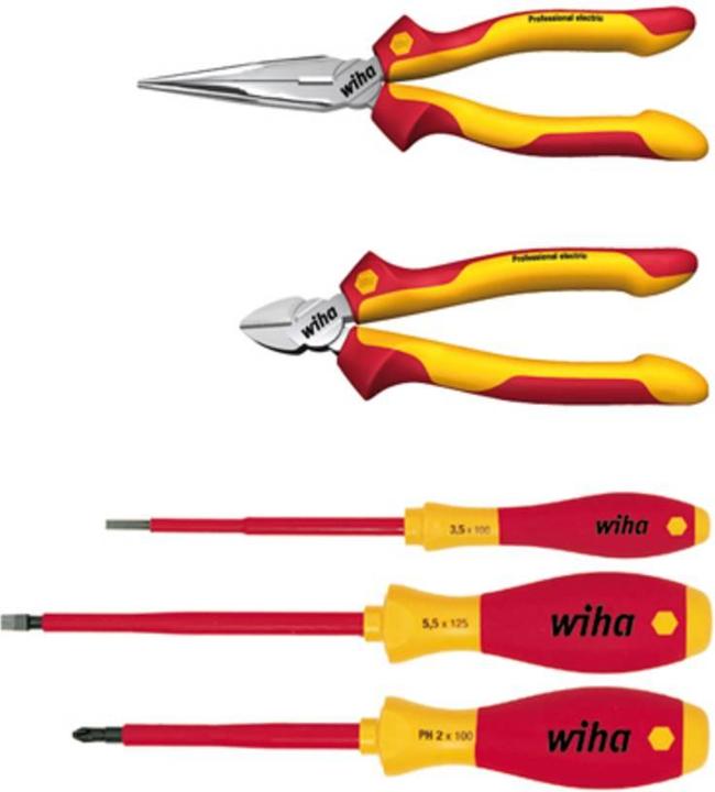 Produktbild Wiha VDE Zangen-Set 5teilig 26755 (100 mm)
