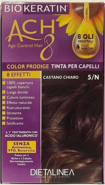 Dietalinea Biokeratin Color 5/N Light Brown 212g (5, N Hellbraun)