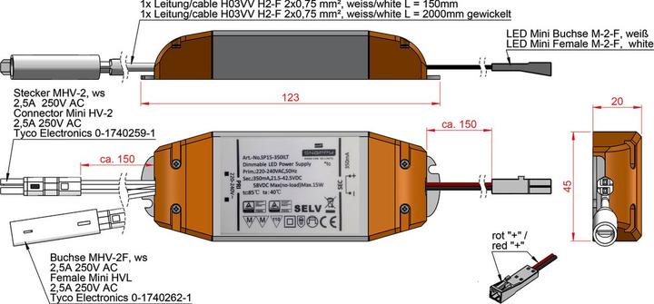 Image du produit Halemeier Transformateurs 350 mA