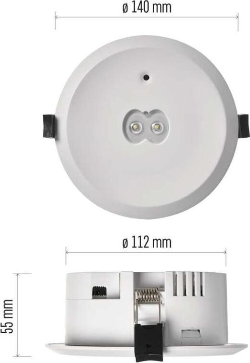 Produktbild Emos LED-Notleuchte 3W 240LM 3H (240 lm)