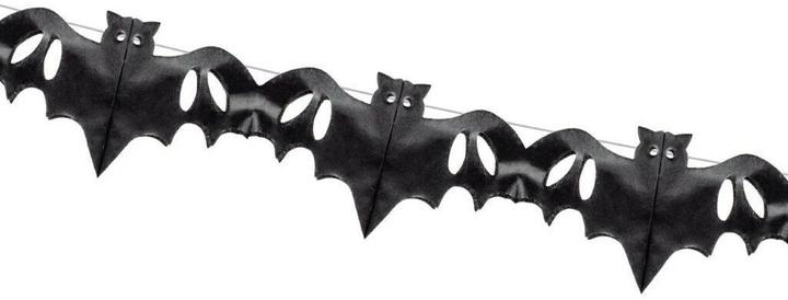 Immagine prodotto Partydeco Ghirlanda Bat 4 m, Nero (1 Pezzo/i)