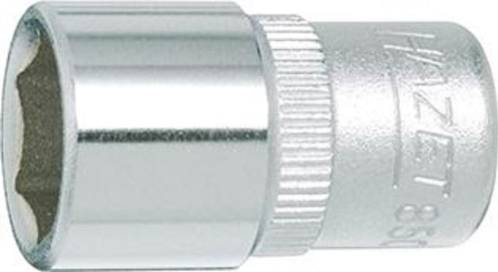 HAZET Dop ∙ zeskant 850-7 ∙ Vierkant, hol 6,3 mm (1/4 inch) ∙ Buitenzeskant trekprofiel... (7 mm)
