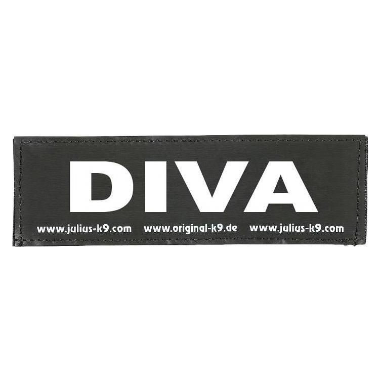Julius-K9 Logo DIVA, 16x5cm, Gr. 1, 2, 3 (1, 2, 3, Hund, Allgemein), Halsband + Leine