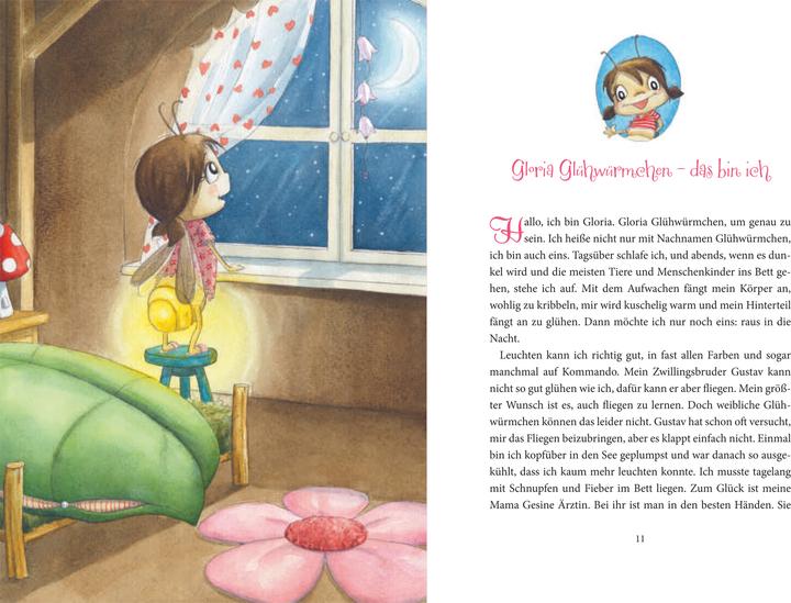 Produktbild Gloria Glühwürmchen - Bezaubernde Gutenachtgeschichten (Deutsch, Vogel Kirsten, Weber Susanne, 2017)