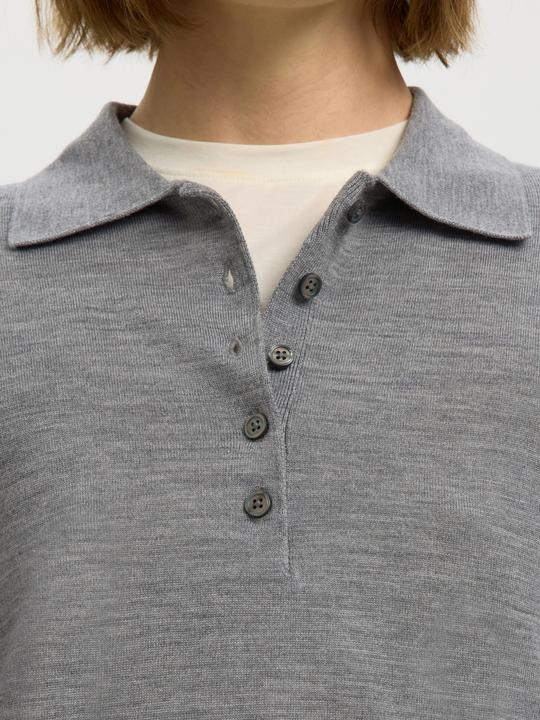 Immagine prodotto Selected Slfthea Ls Knit Merino Collar Neck Noos (M)