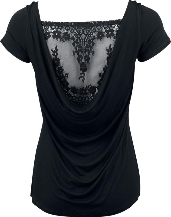 Produktbild Black Premium Essential T-Shirt mit Spitze (M)