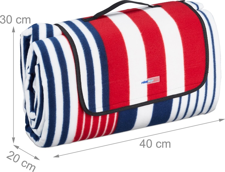 Actual product image Relaxdays Picnic blanket