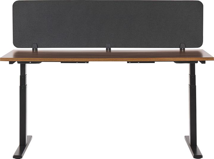 Immagine prodotto Beliani Divisorio per scrivania grigio scuro 180 x 40 cm WALLY (180 x 40 cm)