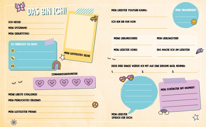 Actual product image #BFF – Ava & Isi – Das Freundebuch der beliebten Social-Media-Stars (German, All Ava, Hey Isi, 2022)