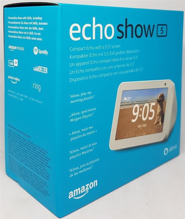Actual product image Amazon Echo Show 5 (Amazon Alexa)