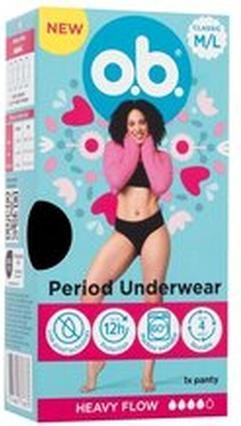 Actual product image o.b. Period Underwear (L, M)