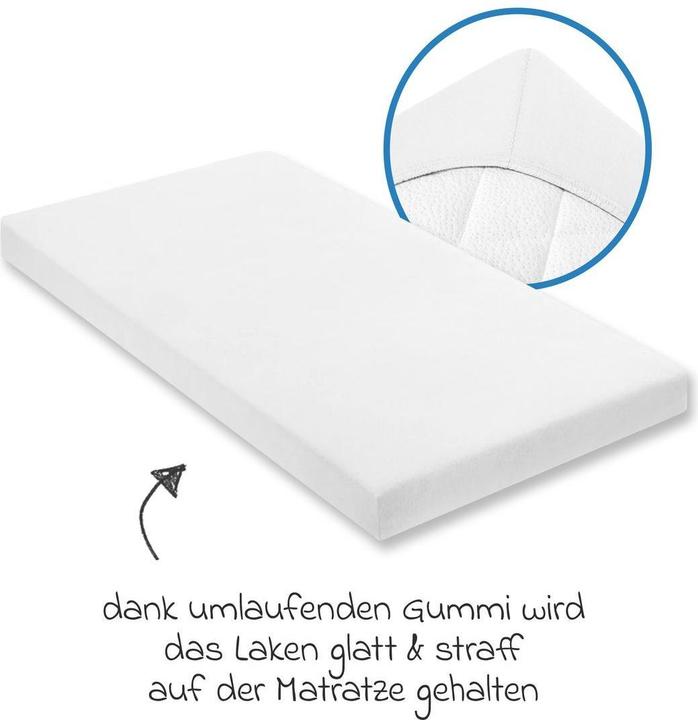 Actual product image Julius Zöllner Spannbetttuch 2er Pack für kleine Matratzen