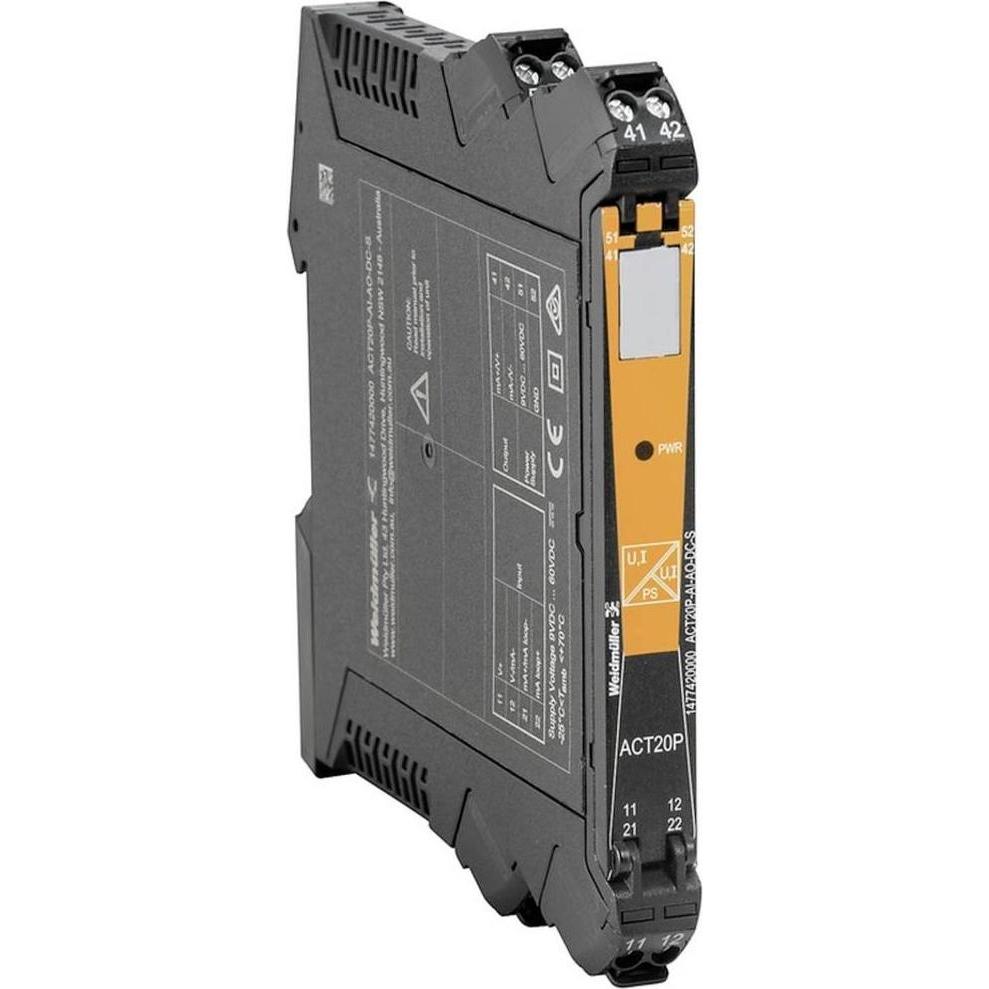 Weidmüller, Convertitore di tensione, ACT20P-AI-AO-AC-S Convertitore di segnale universale