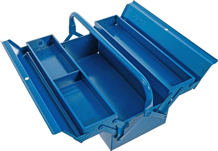 Produktbild BGS Metall-Werkzeugkasten | leer | 420 x 200 x 150 mm | 3 Fächer
