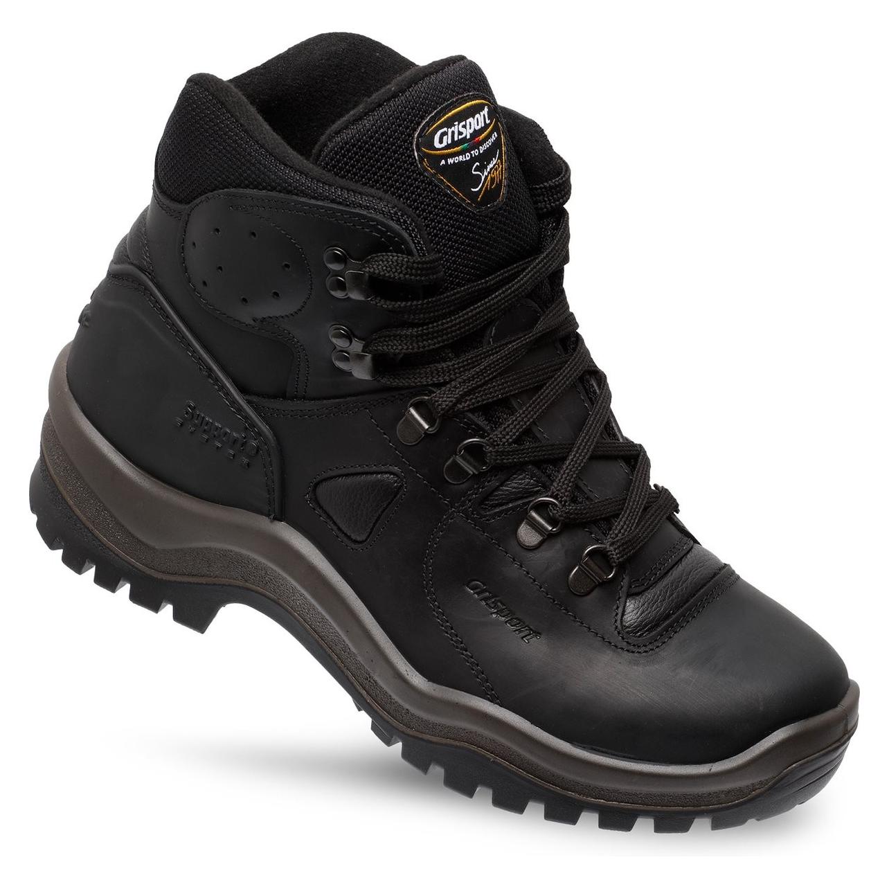 GriSport, Vrouwen, Wandelschoenen, Sherpa Wandelschoenen Unisex - Zwart - Maat 43 (629-01) (43), Zwart