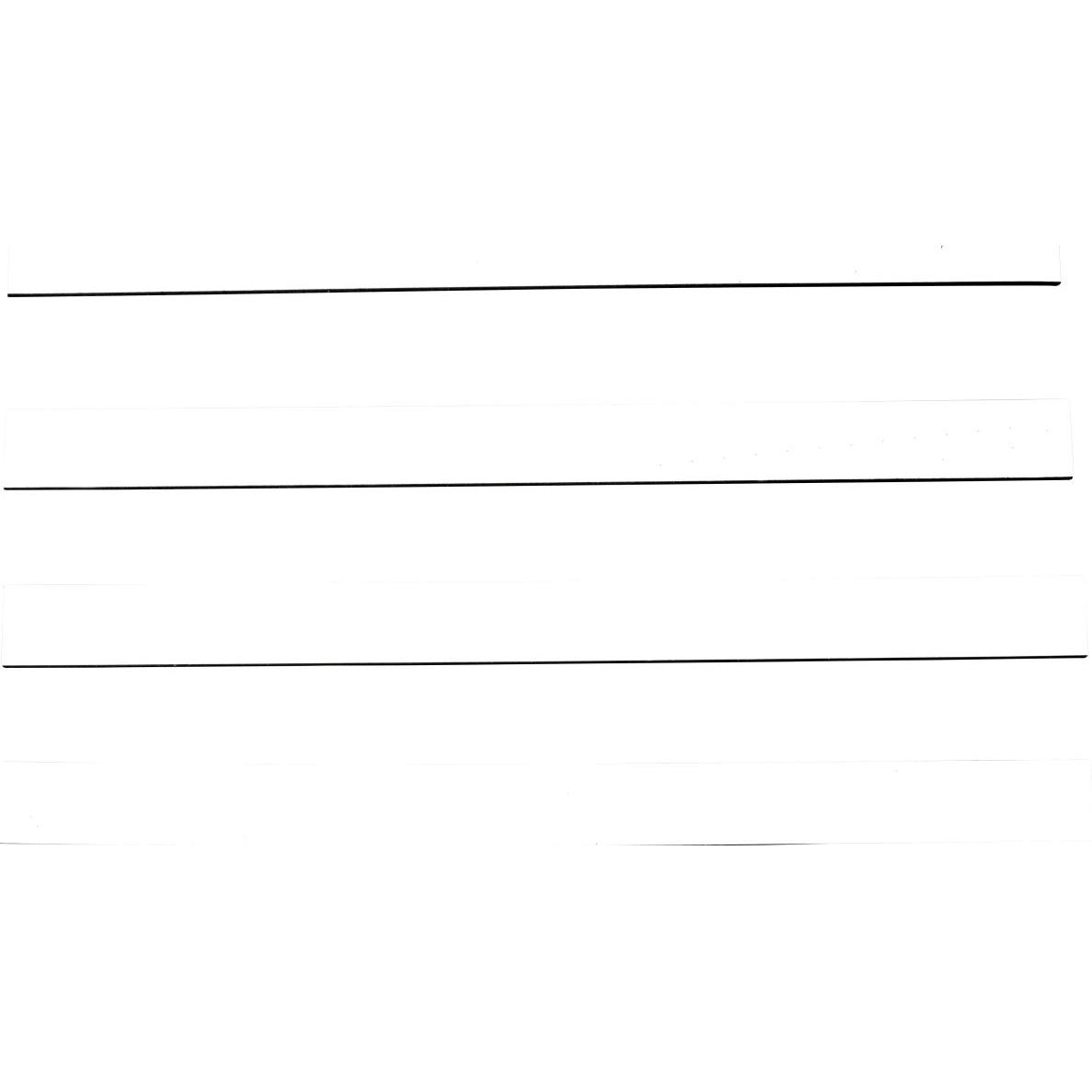 Ultradex, Magnet, Magnetisches Band 250x19x2mm VE=4 Stück weiss (4 x)