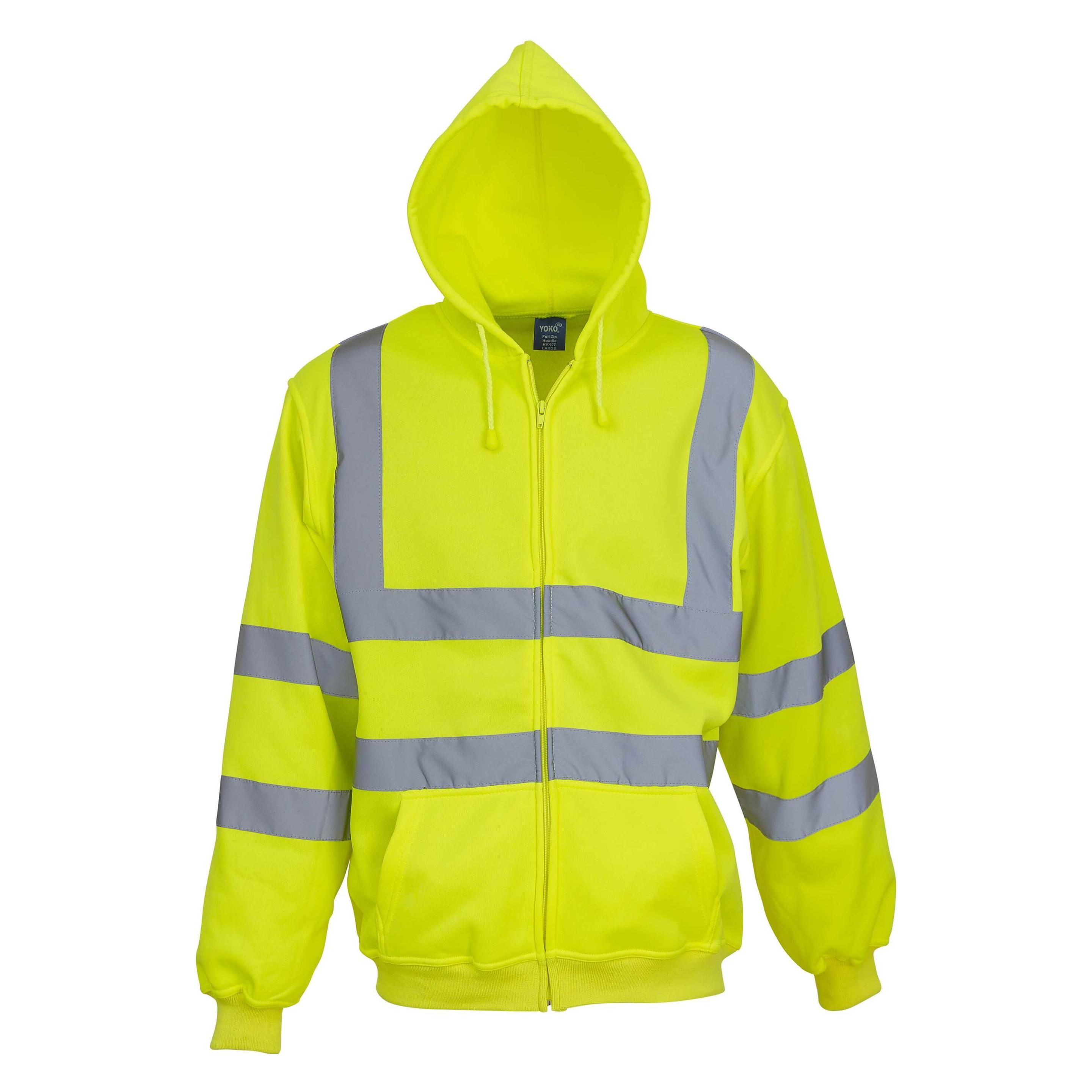 Yoko, Herren, Pullover, Kapuzenjacke, Gelb, (M)