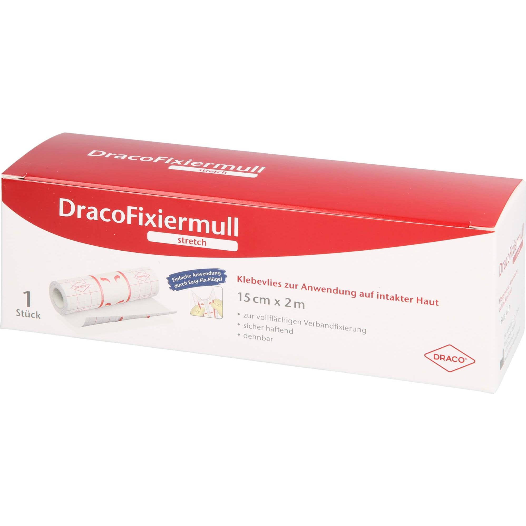 Dracco, Pflaster, DracoFixiermull stretch 15cm x 2m, 1 St PFL (1 x)