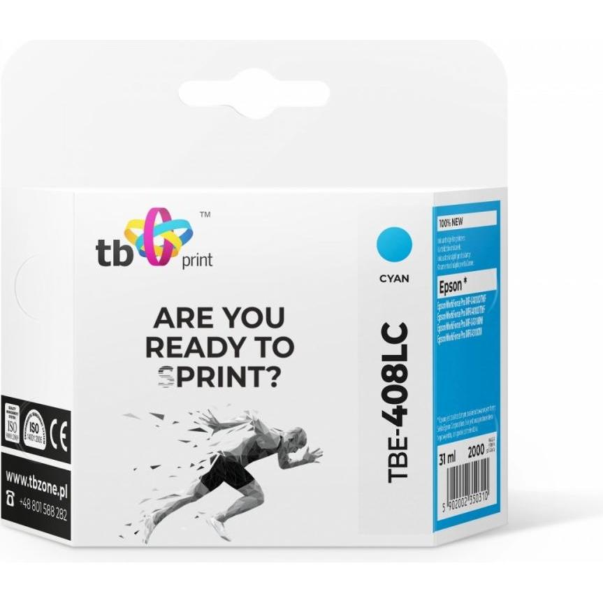 Print, Cartucce, Tinte für Epson T09K2 TBE-408LC Cyan