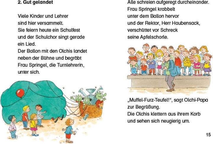 Produktbild Die Olchis auf dem Schulfest (Deutsch, Erhard Dietl, 2019)