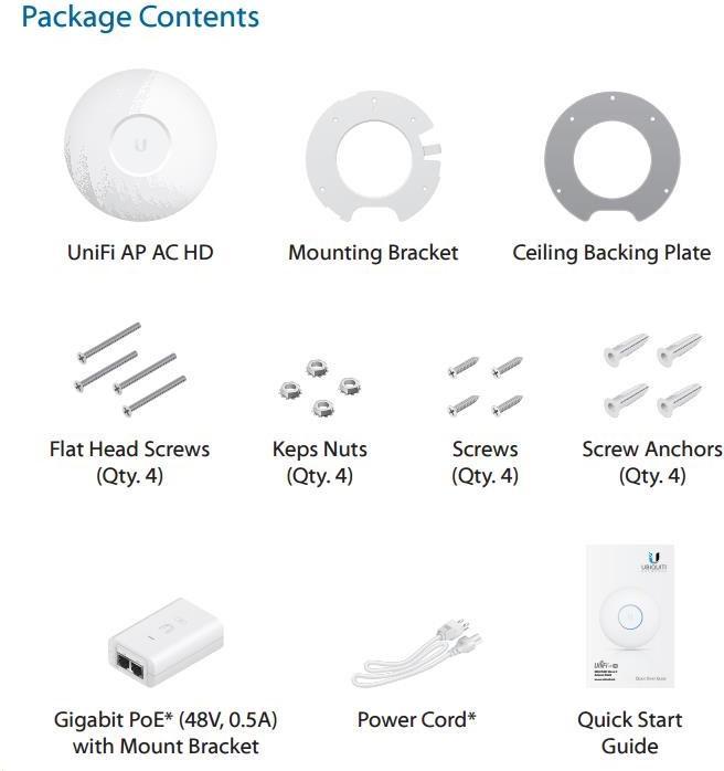 Produktbild Ubiquiti UniFi AP AC-HD - 5er-Set (1733 Mbit/s)