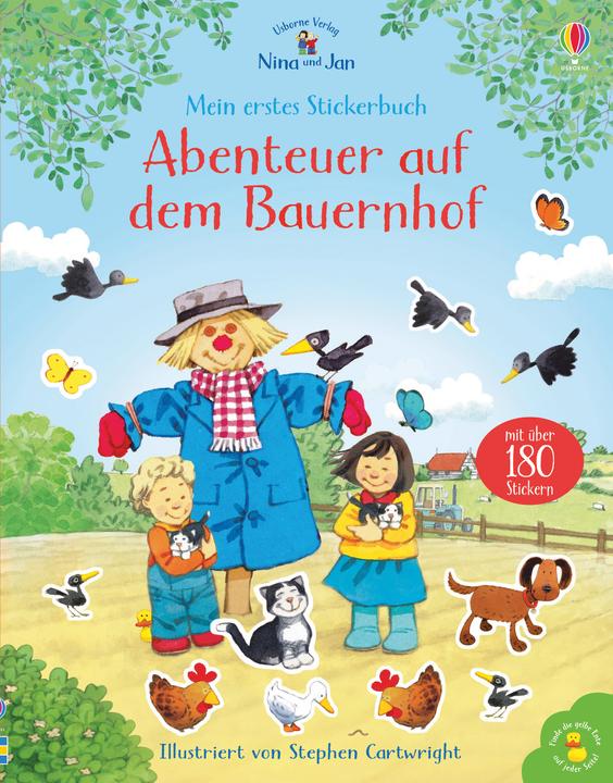 Actual product image Nina and Jan - My first sticker book: Adventures on the farm