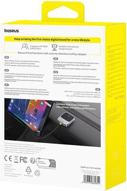 Image du produit Baseus PrimeTrip pour iPhone Series, Gris (Emetteur & Récepteur)