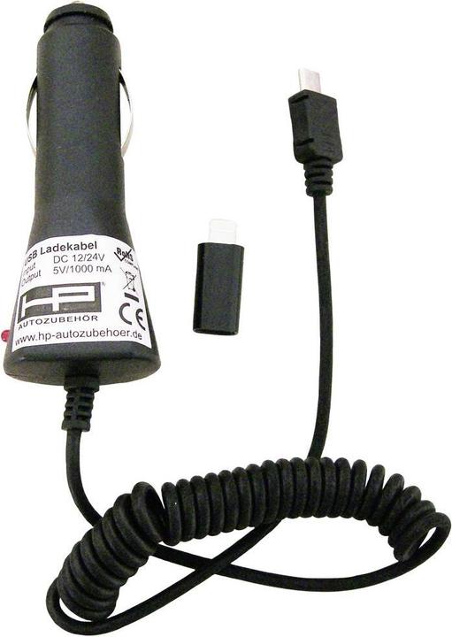 Produktbild HP Autozubehör 20509 iPad/iPhone/iPod Ladegerät KFZ Micro USB (5 W)