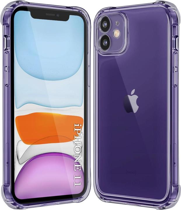 Image du produit Techsuit - Shockproof Clear Silicone - iPhone 11 - Smoke Black (Apple iPhone 11)