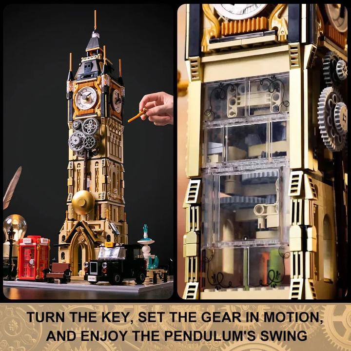 Actual product image Pantasy Steampunk series clock tower