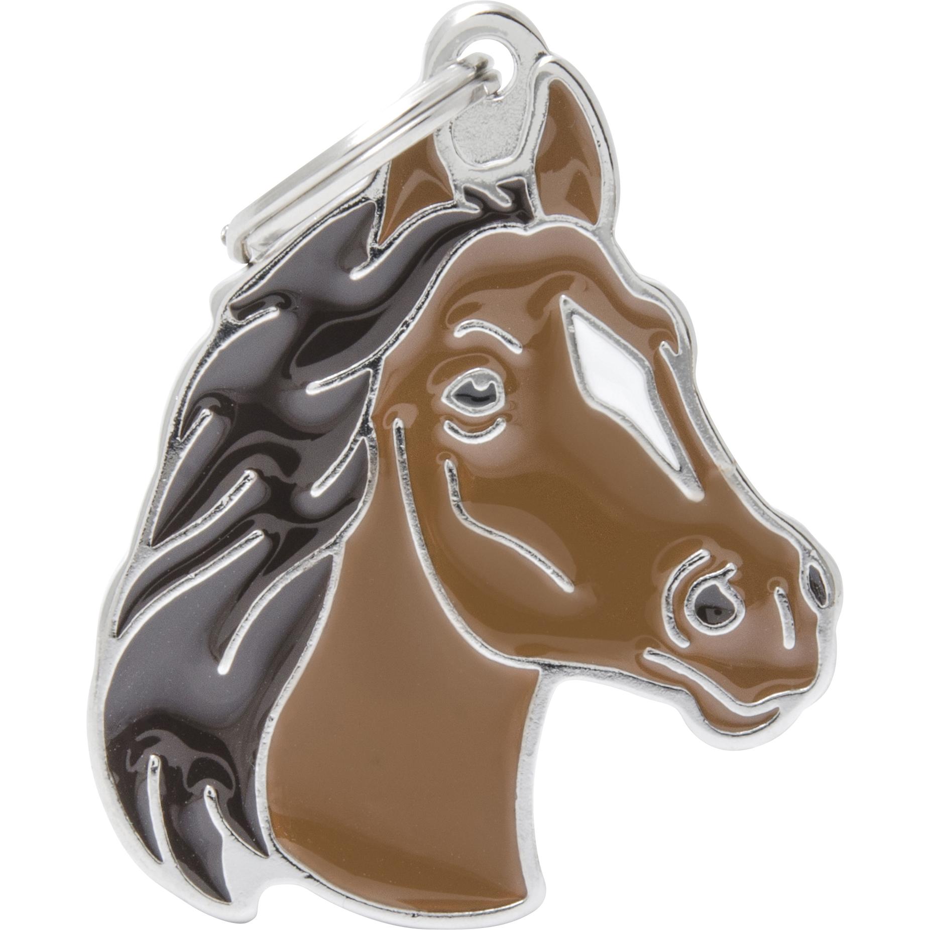 Myfamily MyFa tegn wild, hest, brun (Cavallo), Collare + Guinzaglio