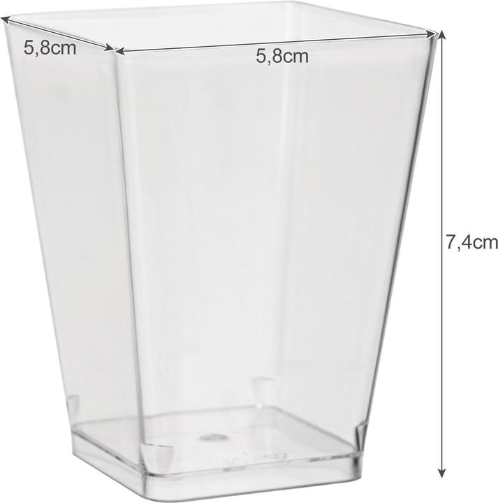 Produktbild Ruhhy Quadratische Tassen (50 x)