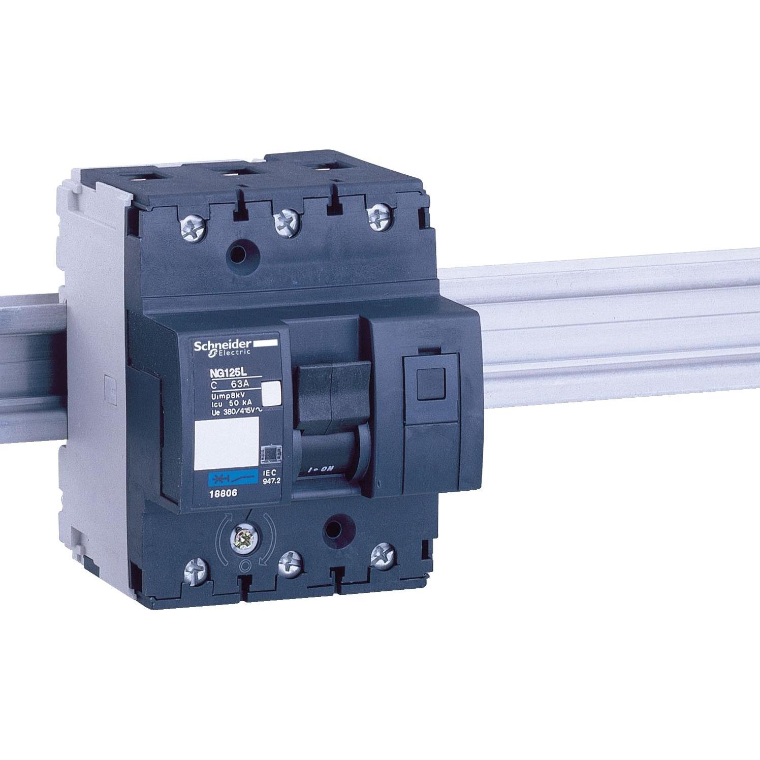 Schneider Electric, Schutzschalter, Leistungsschalter NG125L, 3P, 16A, C 18800