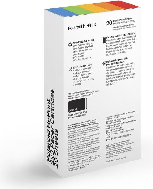 Actual product image Polaroid Hi-Print Gen 2 Cartridge