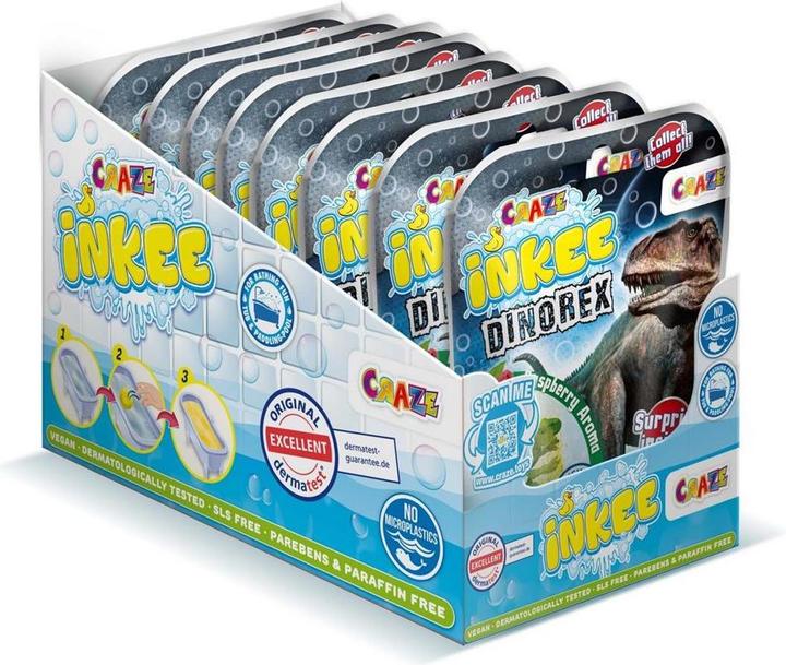 Produktbild Craze Inkee Surprise Dino (Badekugeln, 92 g)