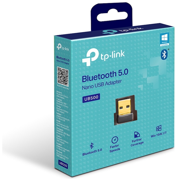 Actual product image TP-Link UB500 Bluetooth 5.0 Nano USB Adapter (Channels)