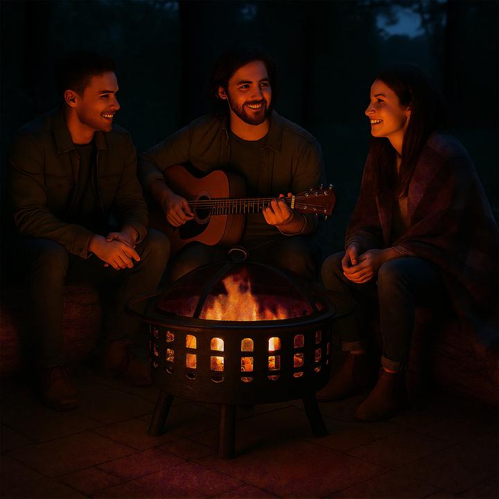 Actual product image Relaxdays Fire bowl (75 cm)