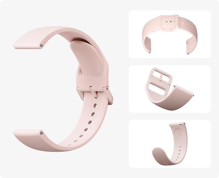 Actual product image Xiaomi Strap | 135mm - 205mm | Watch TPU Strap | Candy Pink (Thermoplastic polyurethane (TPU))