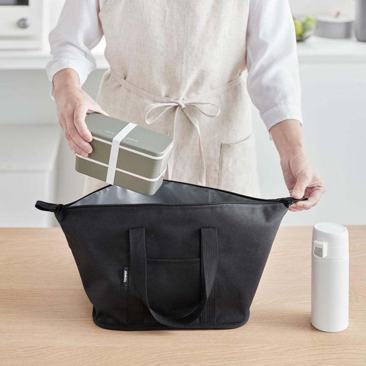 Actual product image Yamazaki TOWER insulated picnic bag (2.25 l)