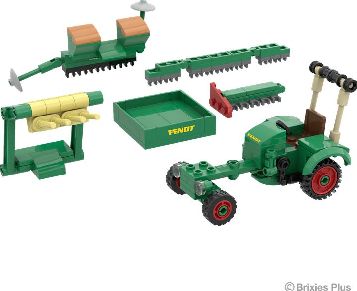 Produktbild Brixies PLUS Bausatz Fendt GT + Zubehör Classic Club Collection