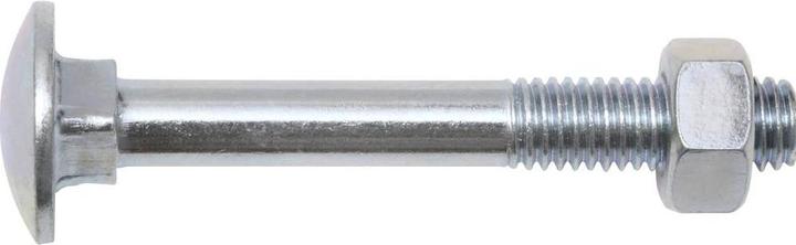 Actual product image SWG 223 8 60 67 Lock screw 8 mm 60 mm square DIN 603 galvanised steel 25 (25 Screws per piece)